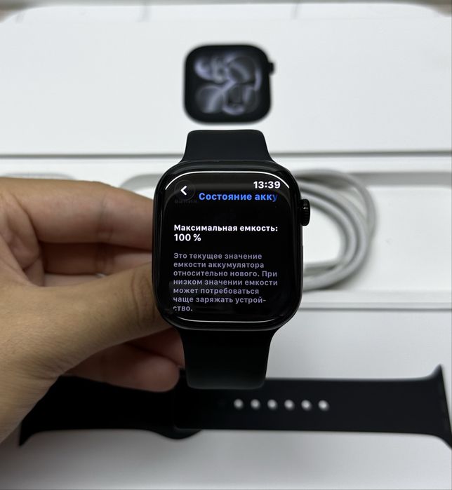 Apple Watch 11 46mm 100% Jet Black