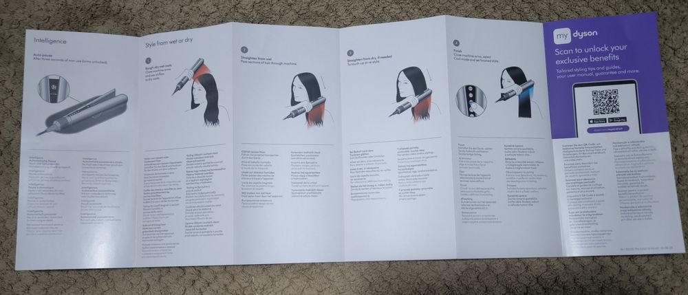 Dyson Airstrait – ca nou, folosit de 2-3 ori, garanție până în 2026