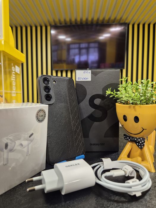 Samsung S22,256гб, Kaspi0-0-24