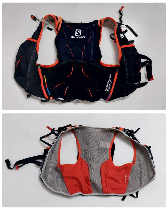 Rucsac tehnic, Vesta hidratare Salomon Advanced Skin S-Lab Hydro 5 Set, 12 litri, unisex