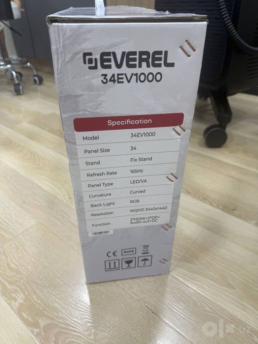 Монитор Everel 34EV1000 Curved (34GM1000)