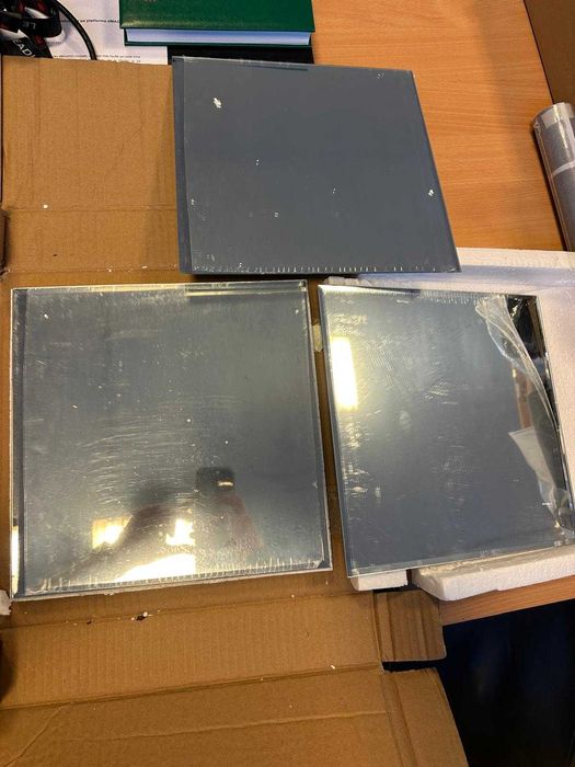 Set 3 oglinzi Vasemouh, 28x28 cm, autoadezive