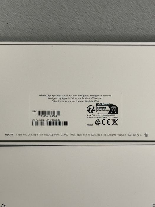 Продавам нов Apple Watch SE 3 40mm