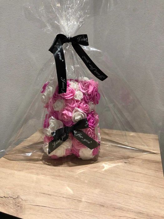 Ursuleț/Iepuraș din trandafiri de săpun