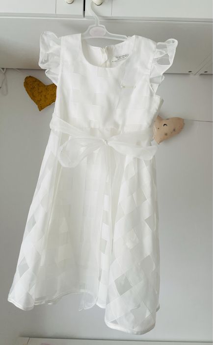 Rochie alba fetita ocazie 4 ani