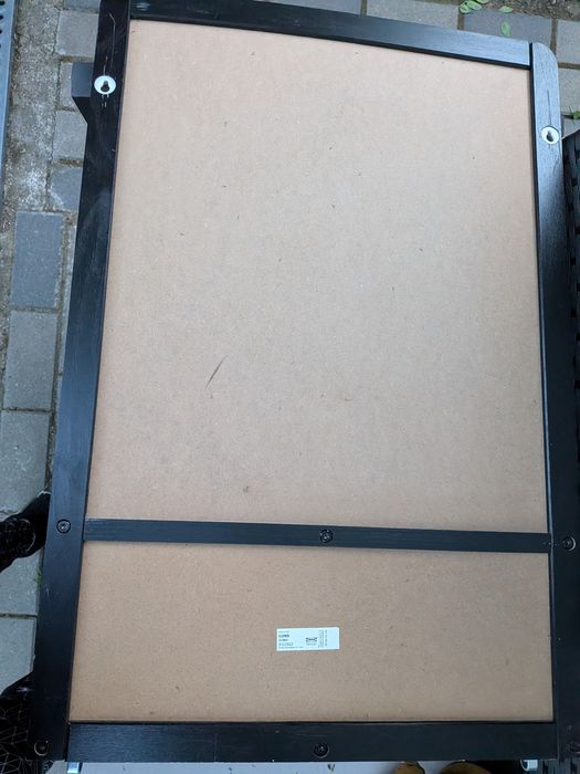 Tablă de scris IKEA LUNS, neagră – Ideală pentru organizare sau joacă