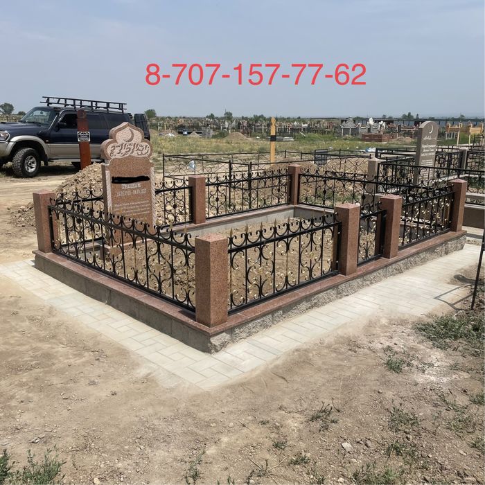 Памятники, оградки, кресты, облагораживание могил. Отделка могил ...