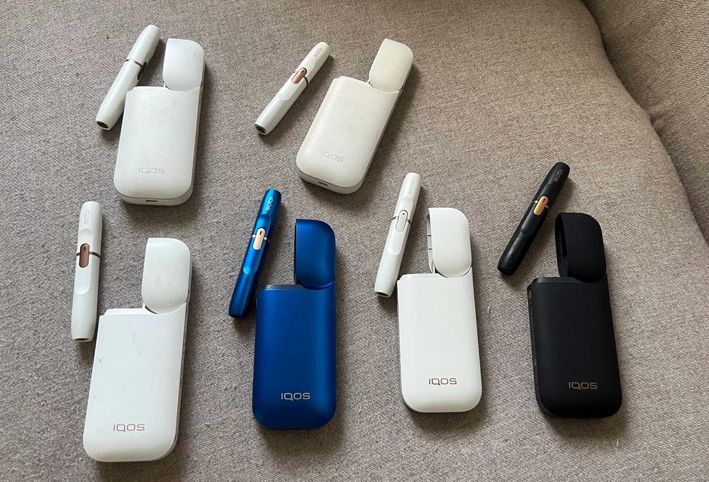 Lot de 6 dispozitive IQOS cu diverse defecte - nu incarca
