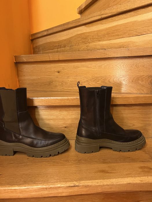 Дамски боти от ЕСТЕСТВЕНА кожа