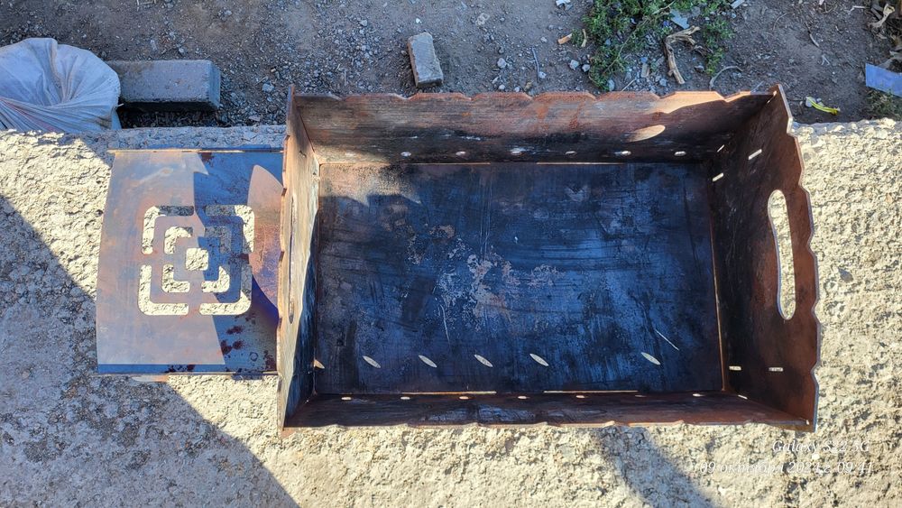 П мангал компактный