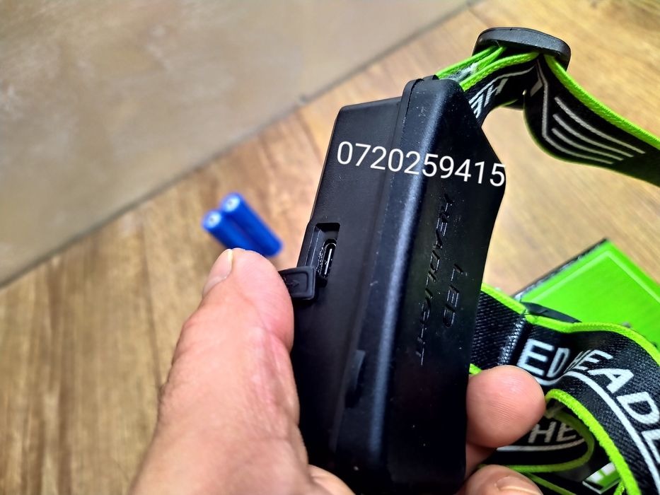 Lanterna Frontala POLICE cu Led Laser PM10, Pescuit, Camping