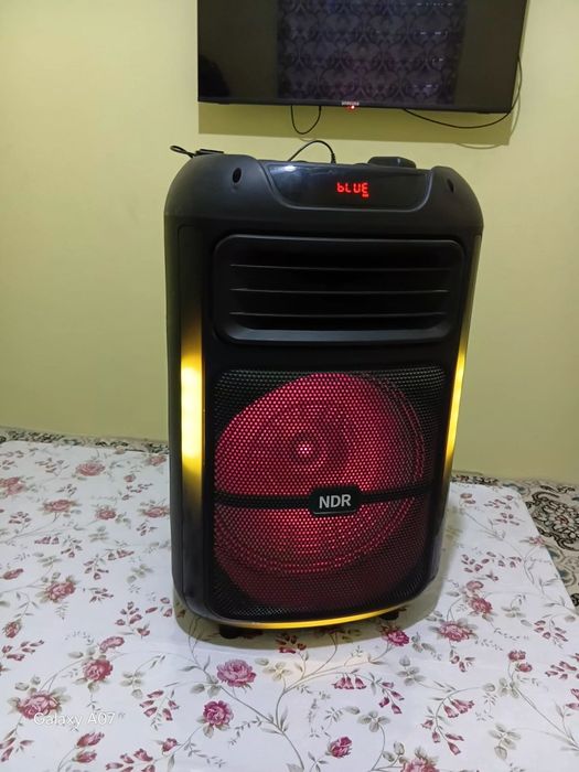 Кучли Блютуз Колонка NDR сотилади! (Караоке + RGB Чироқлар)