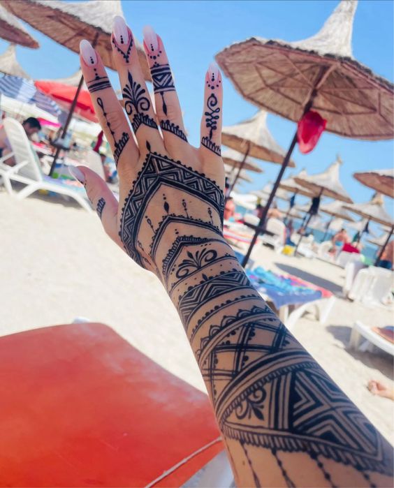 Tatuaje henna naturala