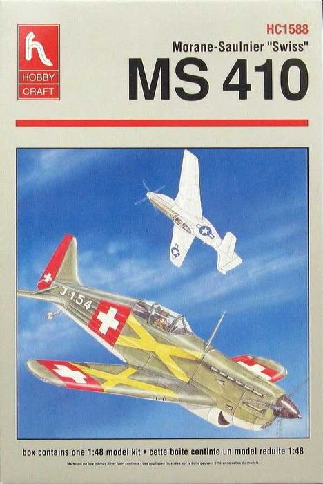 Сборная модель самолета Morane-Saulnier MS.410 (Hobby Craft. 1/48)