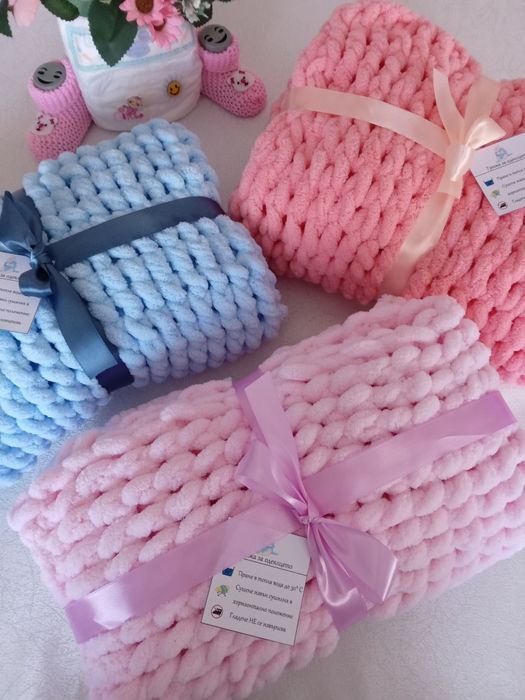 Бебешки одеялца от Ализе  Пуфи