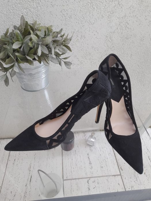 Pantofi negri nr 38 Mango