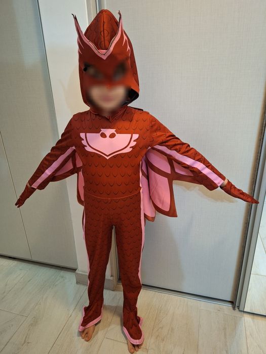 Costum Halloween fete - Bufnita Eroii in pijama