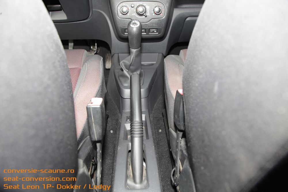 Sistem adaptare scaune de Seat Leon FR 1P pe Lodgy Dokker