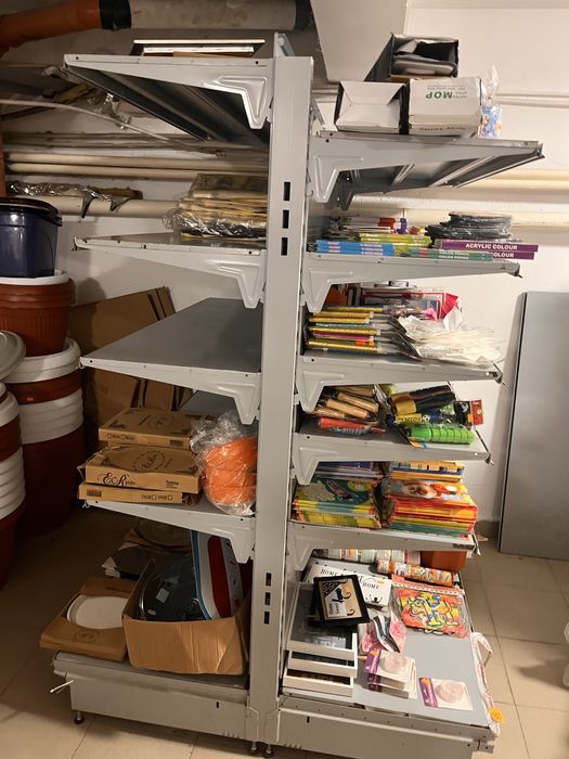 Професионални немски магазинни стелажи – Kaufland тип, модулни