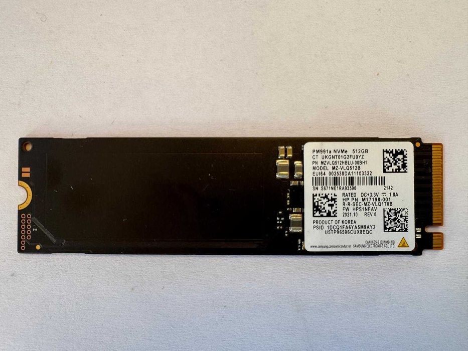SSD NVMe M.2 512GB Gen3 x4 Samsung WD SK hynix Toshiba Micron Intel