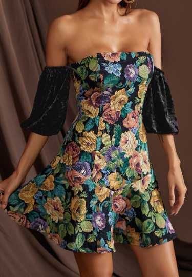 Дантелена рокля, Дълга рокля дантела, Рокля по тялото, Флорална рокля