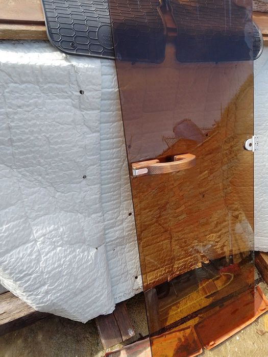 Врата за сауна закалено