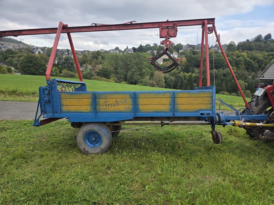 Mig gunoi 3000 Kg Fristein cu kran graifer incarcare