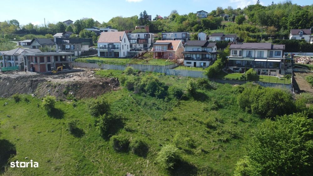 Teren 2685 mp cu panoramă Feleacu. Proiect rezidențial