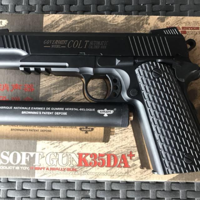 Pistol Foarte Fiabil!! Mecanism FULL METAL (500bbs) Airsoft (Colt) NOU