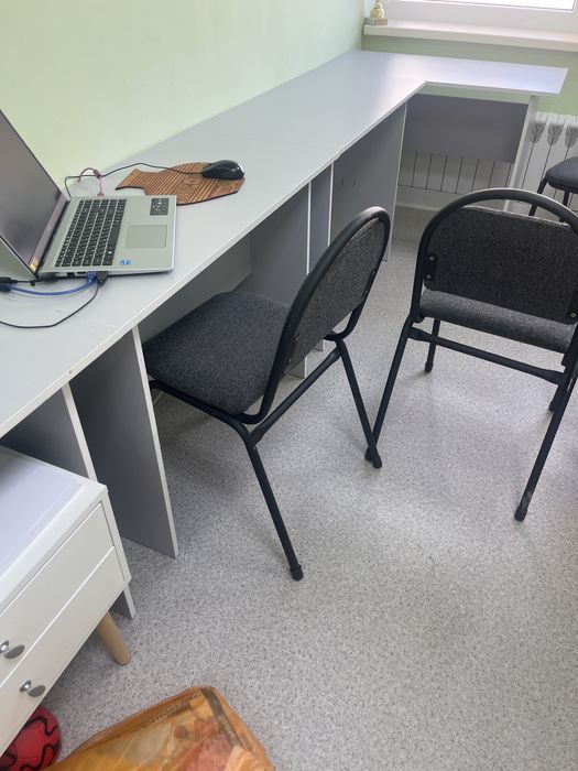 Продам парты серого цвета