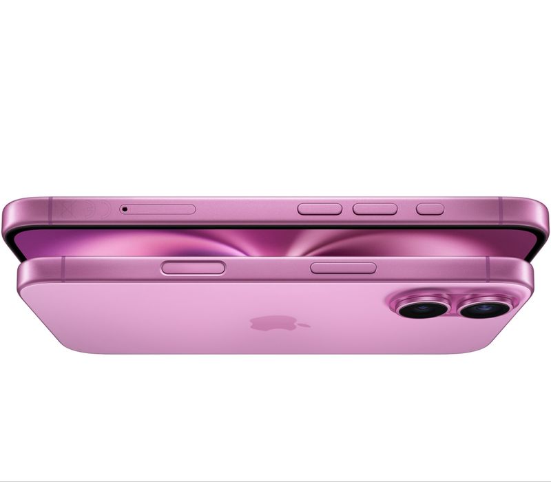 НОВ!!! Apple iPhone 16, 128GB, 5G, Pink + оригинален адаптер Apple