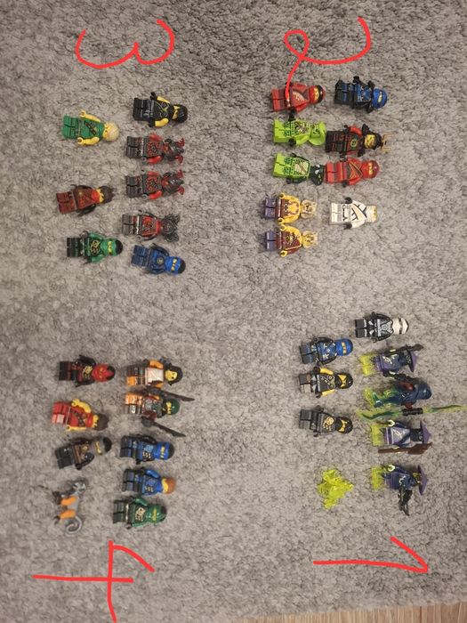 Lot 23 Minifigurine LEGO Ninjago RARE (2015-2022) – Preț pe bucată!