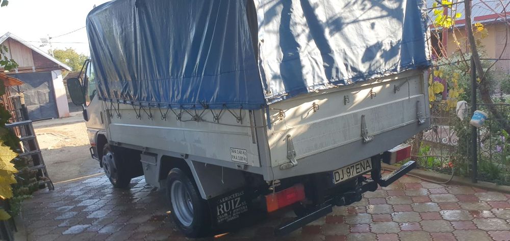 Mitsubishi Canter Intercooler 3.0 Diesel – Prelată – 194.000 km –Ax spate dublu,  Cat. B (3.5t)- Detarata