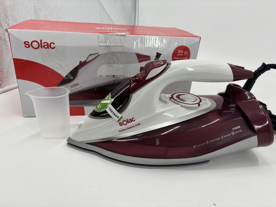 Чисто нова парна ютия Solac Optima Relieve 3100 (модел PV2040). парна ютия Solac Optima Relieve 3100 (модел PV2040). 
Мощност и производителност: Разп
