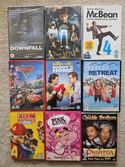 Оригинални DVD от лична колекция на Английски език