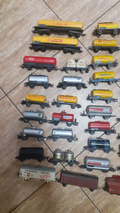 Vagoane marfa trenulet electric scara HO