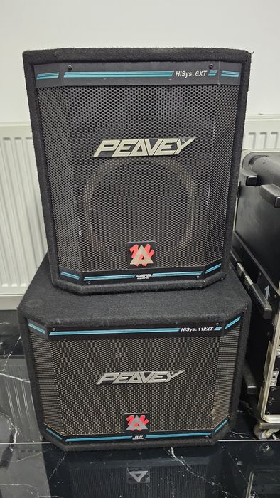 Statie DYNACORD PowerMate 500 si boxe PEAVEY SERIA XT