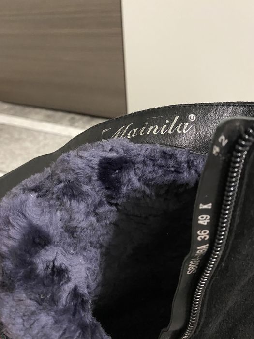 Продам замшевые натуральные ботильоны