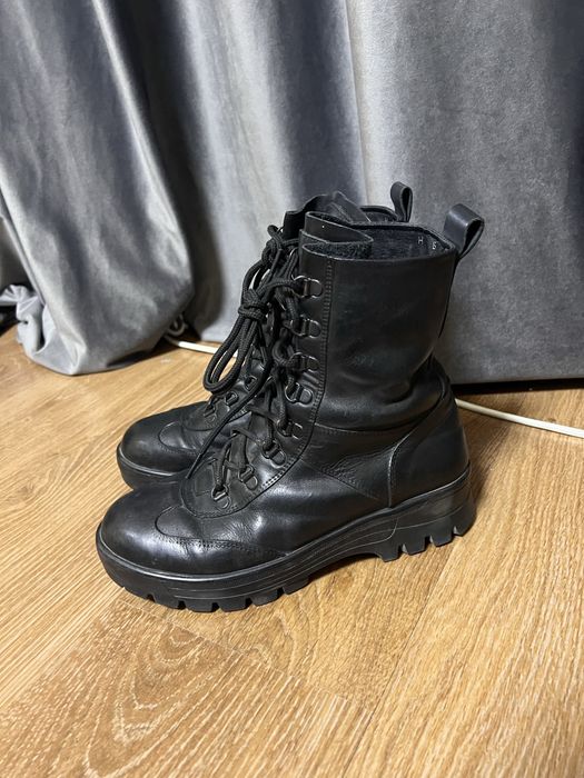 Берцы из натуральной кожи