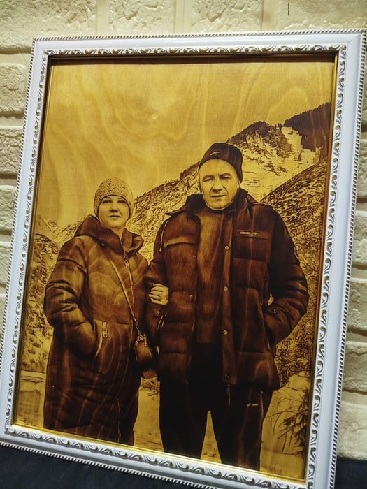 Выжигание портретов А4