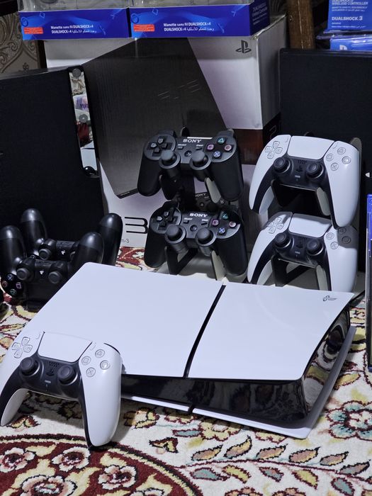 Sony Playstation 5 Slim 1TB 3 oy kafolati bilan ps3 ps4 ps5