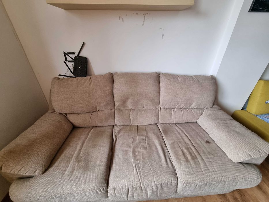 Canapea 3 locuri material textil Dedeman