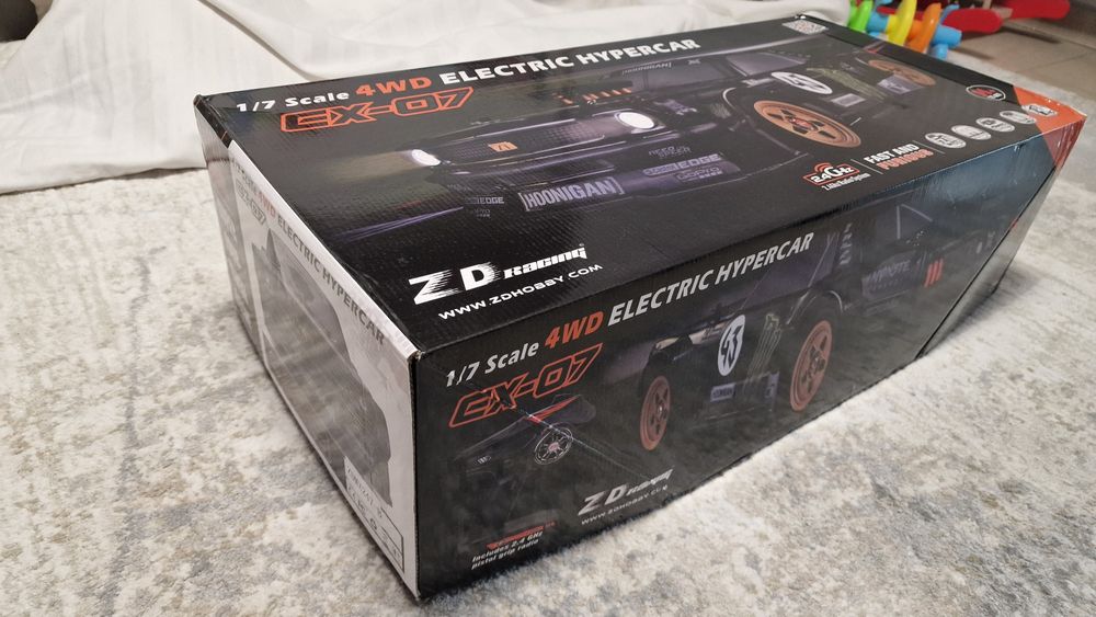 ZD Racing EX-07 1/7 6S Hypercar - NOUĂ, Sigilată pe şasiu!