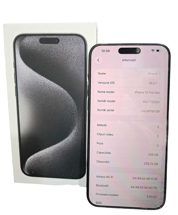 Iphone 15 Pro Max 256Gb / Amanet Cashbook Braila Viziru