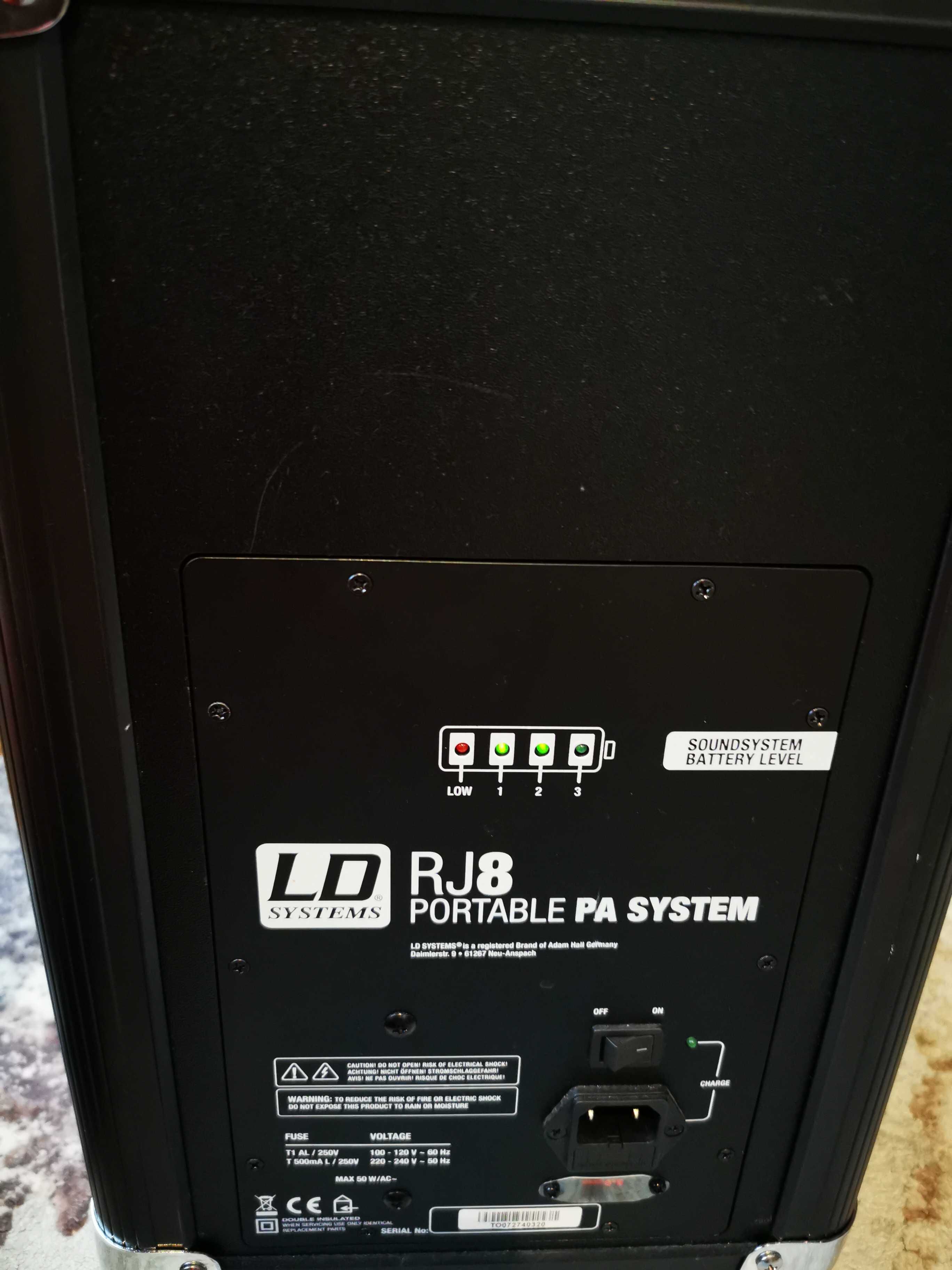 Ld systems rj8 portable best sale pa system