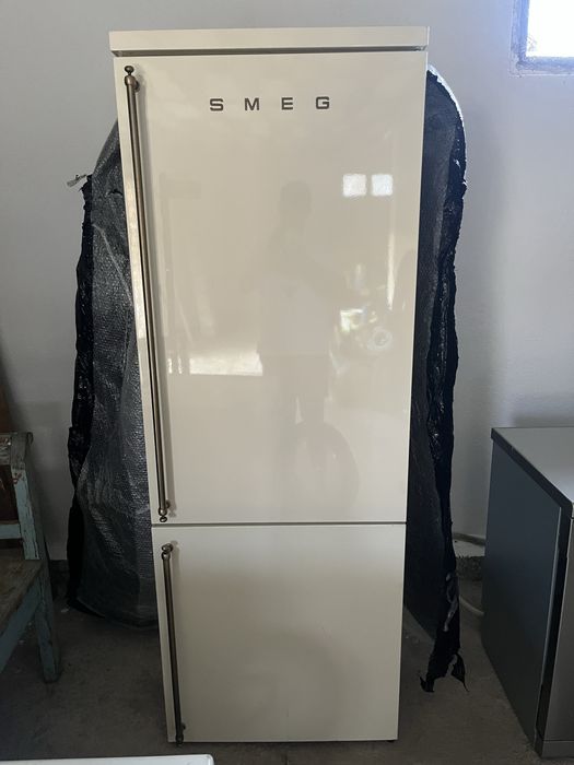 Frigider combină Smeg FA8005RP05   crem, design Colonial, Made in Italy