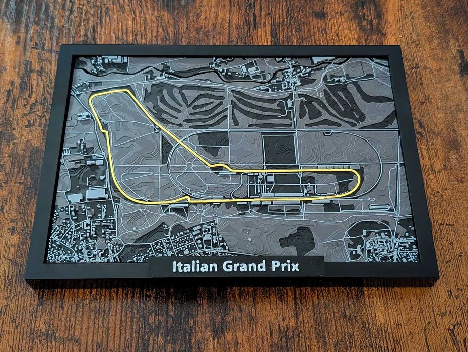 Tablou 3D Circuit Monza – Italian Grand Prix –  print 3D