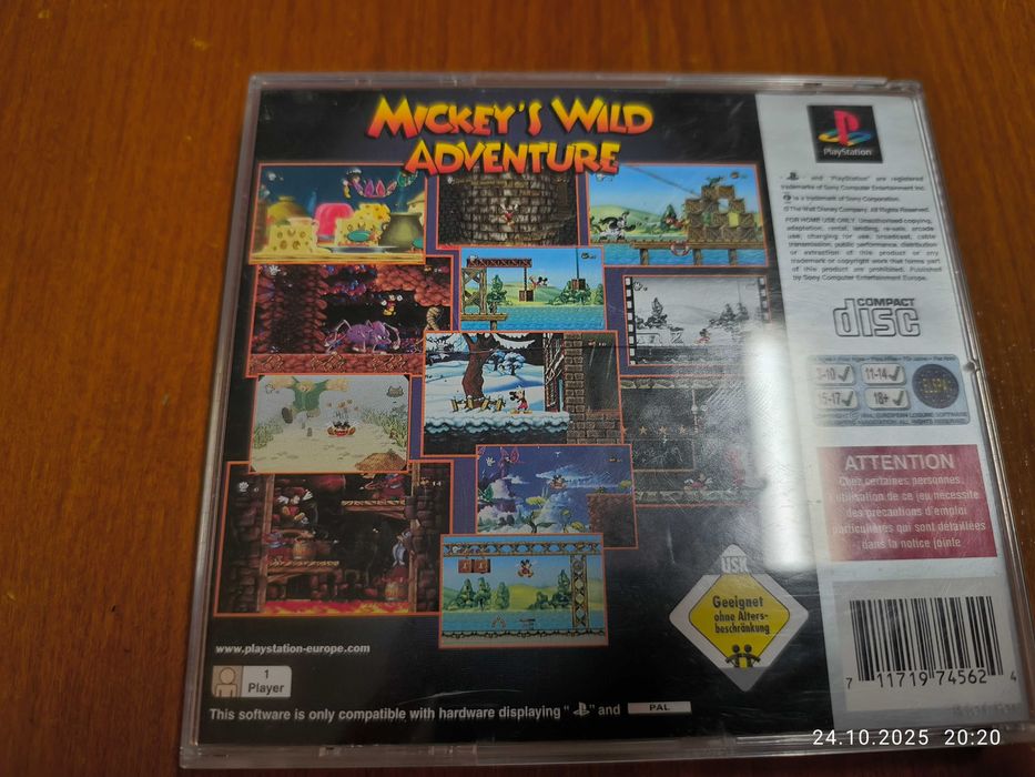 Mickey's Wild Adventure PS1 игра
