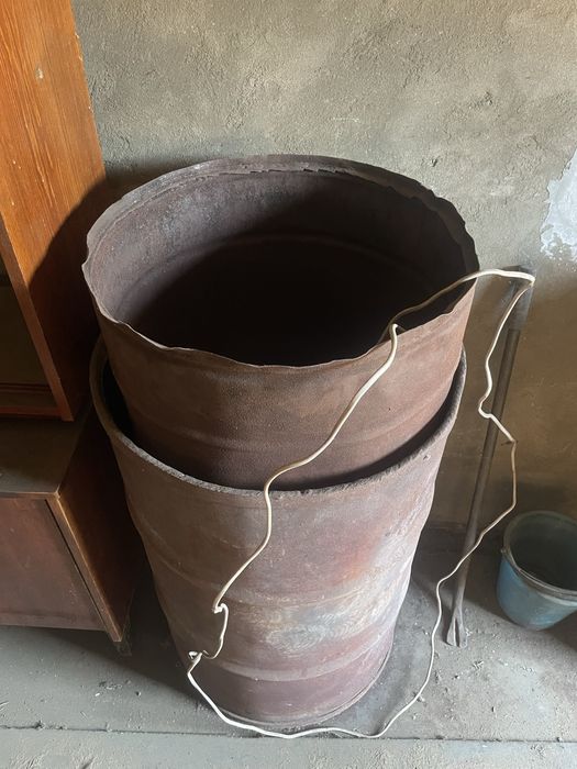 Бочка металлическая