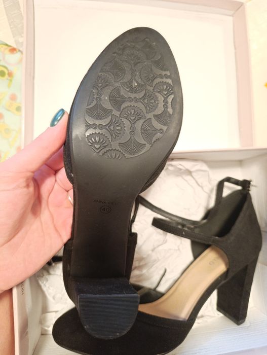 Дамски елегантни обувки с ток, 40 номер, ANNA FIELD